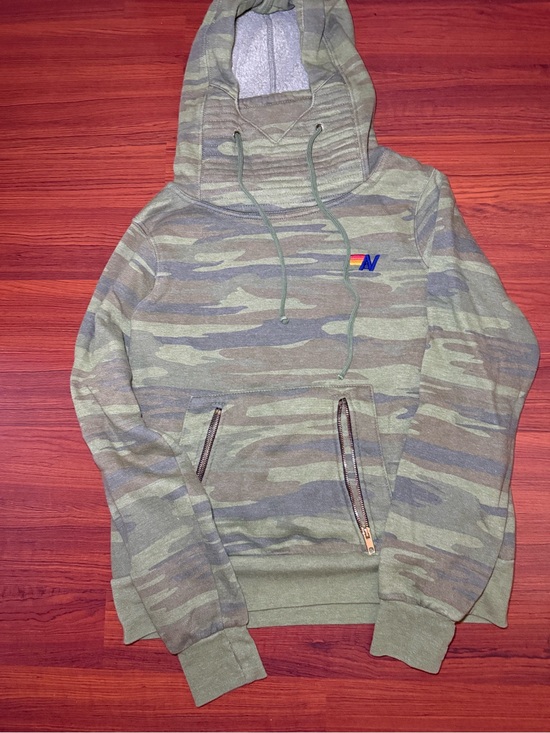 Aviator Nation Tops - Aviator Nation Green Camo Pullover Hoodie